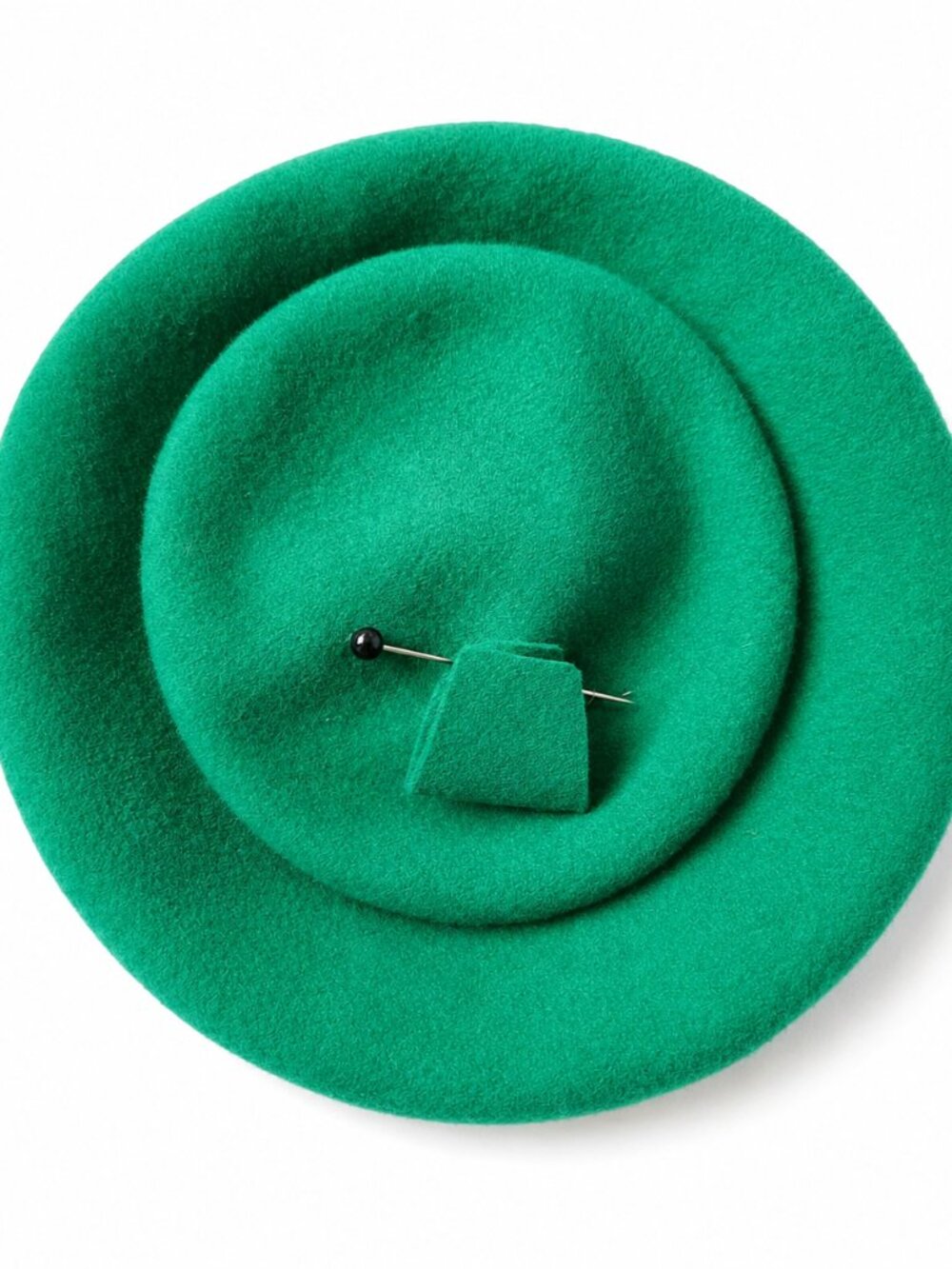 Vintage Glenover Green wool beret by Henry Pollak Fashion cap fashion vintage